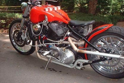 Harley-Davidson con motor V6 Alfa Romeo