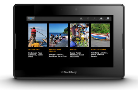 RIM lanza la actualización 2.1 para Blackberry Playbook