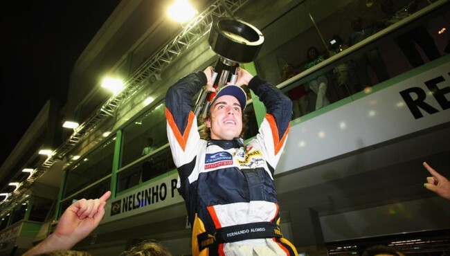 Fernando Alonso Singapur F1 2008