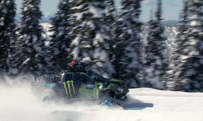 El Ford F-150 RaptorTRAX de Ken Block, en vídeo