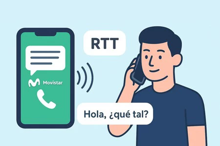 RTT con texto en tiempo real de Movistar