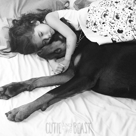 Cutie And The Beast Dog Girl Seana Doberman 100