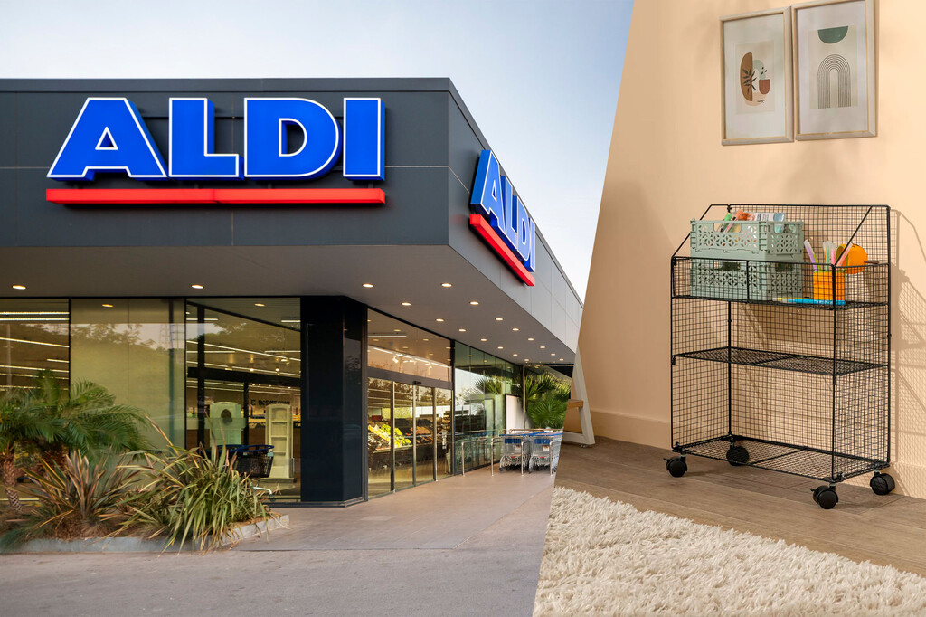 Hoy llega a Aldi el carrito para ordenar y ampliar el espacio de almacenaje por menos de 13 euros 