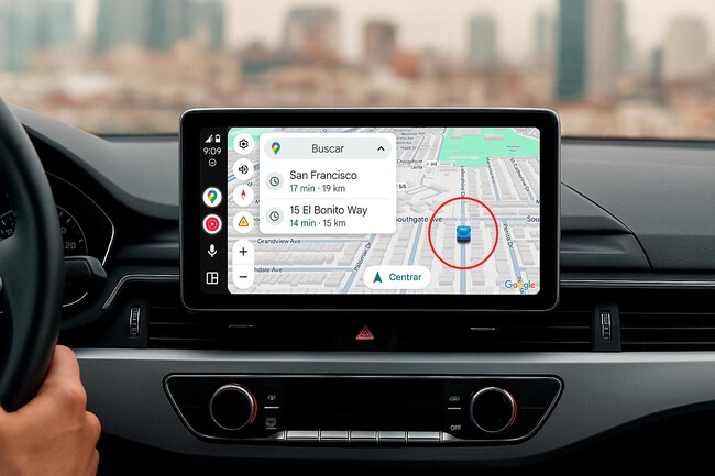 Android Auto Google Maps Icono Coche Portada