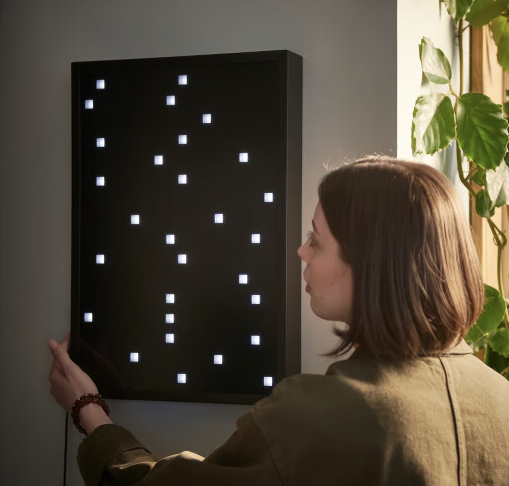 Ha destripado una lámpara LED de Ikea: ahora también es un juego de Tetris para enviciarse en los ratos de ocio