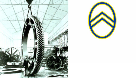Engranajes y logo Citroën