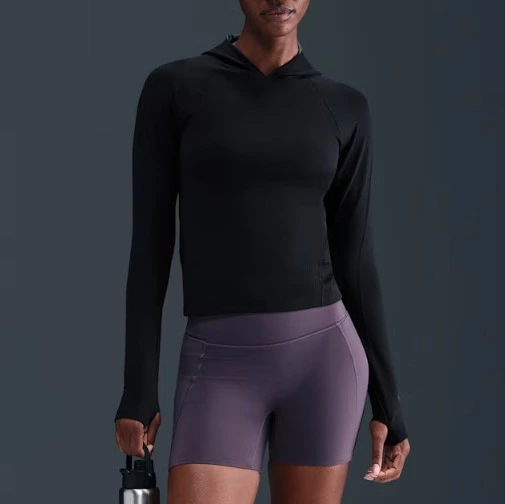 Nike Universa Parte de arriba de manga larga con capucha - Mujer