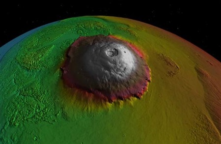 El Olimpo de Marte, techo del Sistema Solar