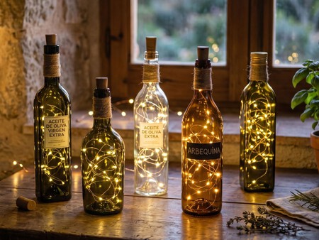 3 ideas para reutilizar botellas de aceite de oliva para decorar tu hogar