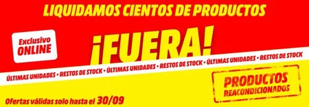 Oportunidades por liquidación en MediaMarkt: los precios más interesantes en productos reacondicionados