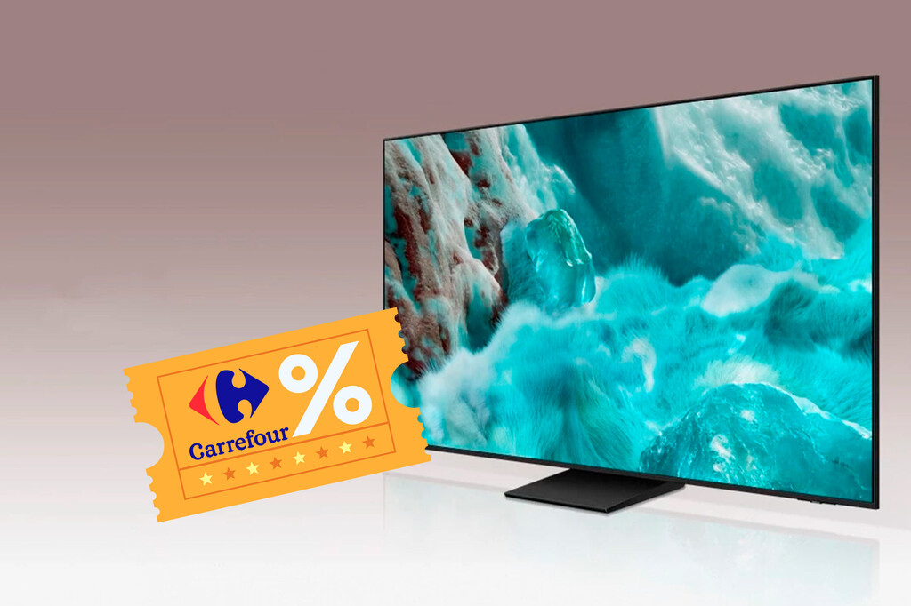 Con esta oferta, el regalo no te lo traen los Reyes; te lo trae Carrefour: QLED Samsung de 55 pulgadas con descuento y cuponazo 