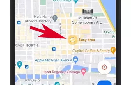 Google マップが混雑中