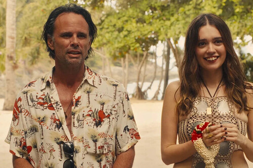 Walton Goggins Aimee Lou Wood The White Lotus