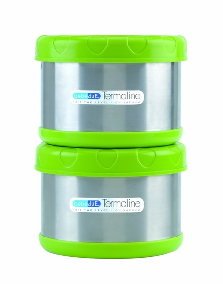 Que no se te enfríe la papilla con el set de dos termos porta alimentos de BebeDue Termaline: ahora 44,95 euros en Amazon