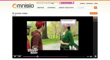 Omnisio, otra forma de comentar los vídeos