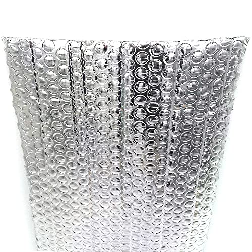 Panel Reflectante Radiadores 100 x 60cm Aluminio + Burbujas | Aislante Calefacción 3 mm de espesor. Triple capa con burbujas de Polietileno y aluminio 100%. Ligero y fácil de cortar.