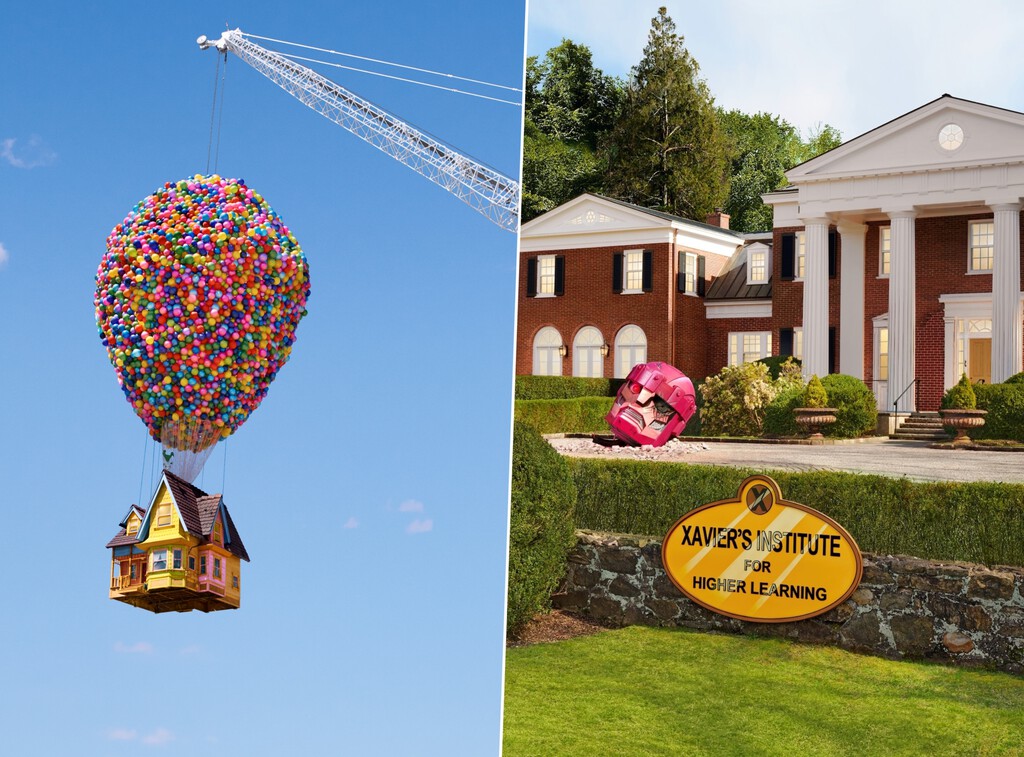La casa de 'Up' o la mansión X: Airbnb permitirá alojarse en casas míticas de series y películas