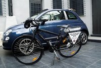 Bicicletas eléctricas como coche de sustitución para el Fiat 500