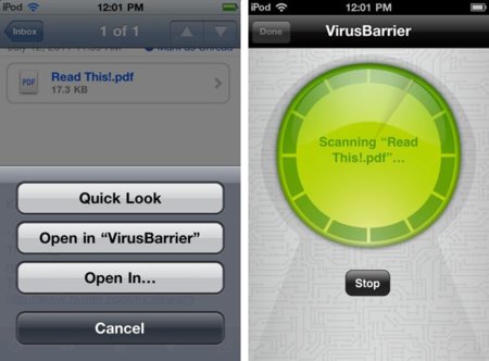 VirusBarrier, aplicación para prevenir malware en iOS