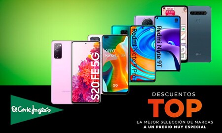 Ofertas Top en El Corte Inglés: 18 smartphones de Apple, Xiaomi, LG, OPPO o Samsung con descuentos de hasta un 44%