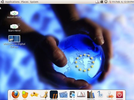 HEOS, distribución de Linux orientada a la enseñanza del inglés