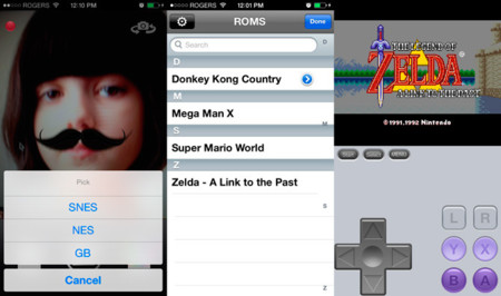 MyStache, una app para añadir mostachos... y jugar a ROMs de Game Boy, NES y Super Nintendo (Actualizado: no disponible ya)