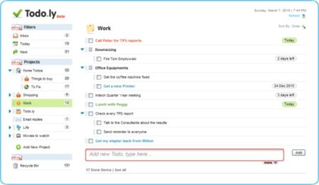 Todo.ly, administrador de tareas potente, elegante y gratuito: análisis