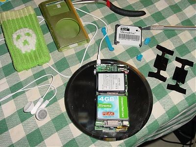 Cómo sustituir el disco duro del iPod mini por memoria Compact Flash