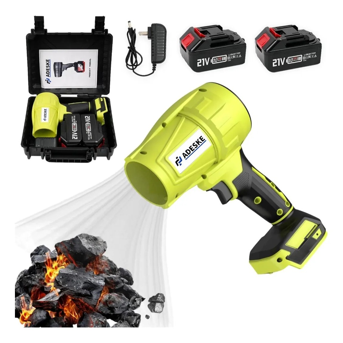 Soplador eléctrico recargable de 1500W