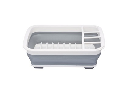 Ideal para caravanas o cocinas pequeñas: escurridor plegable Kitchen Craft por 16,92 euros en Amazon
