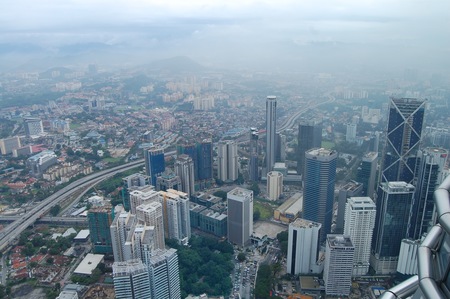 Visitando Malasia vista desde Torres Petronas