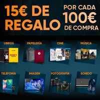 15 euros de regalo, por cada 100 euros de compra, en Fnac durante este fin de semana 