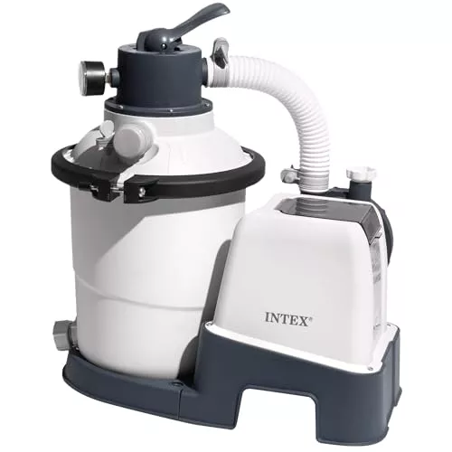 Intex 55249 - Depuradora de Arena Krystal Clear 3.500 L/H, depuradora Piscina Arena