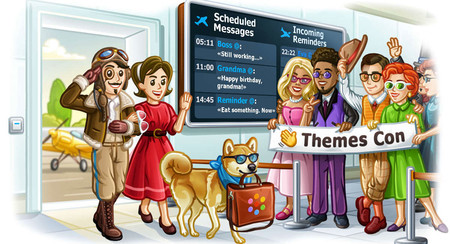 Telegram 5.11 te permite programar mensajes, tiene un editor de temas más sencillo y otras novedades