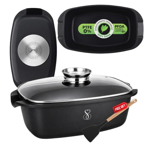 Bandeja de horno antiadherente gas e inducción 