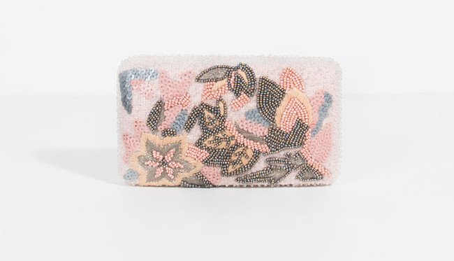 Bolso Flores Y Lentejuelas