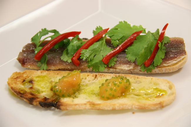 bocadillo sardinas