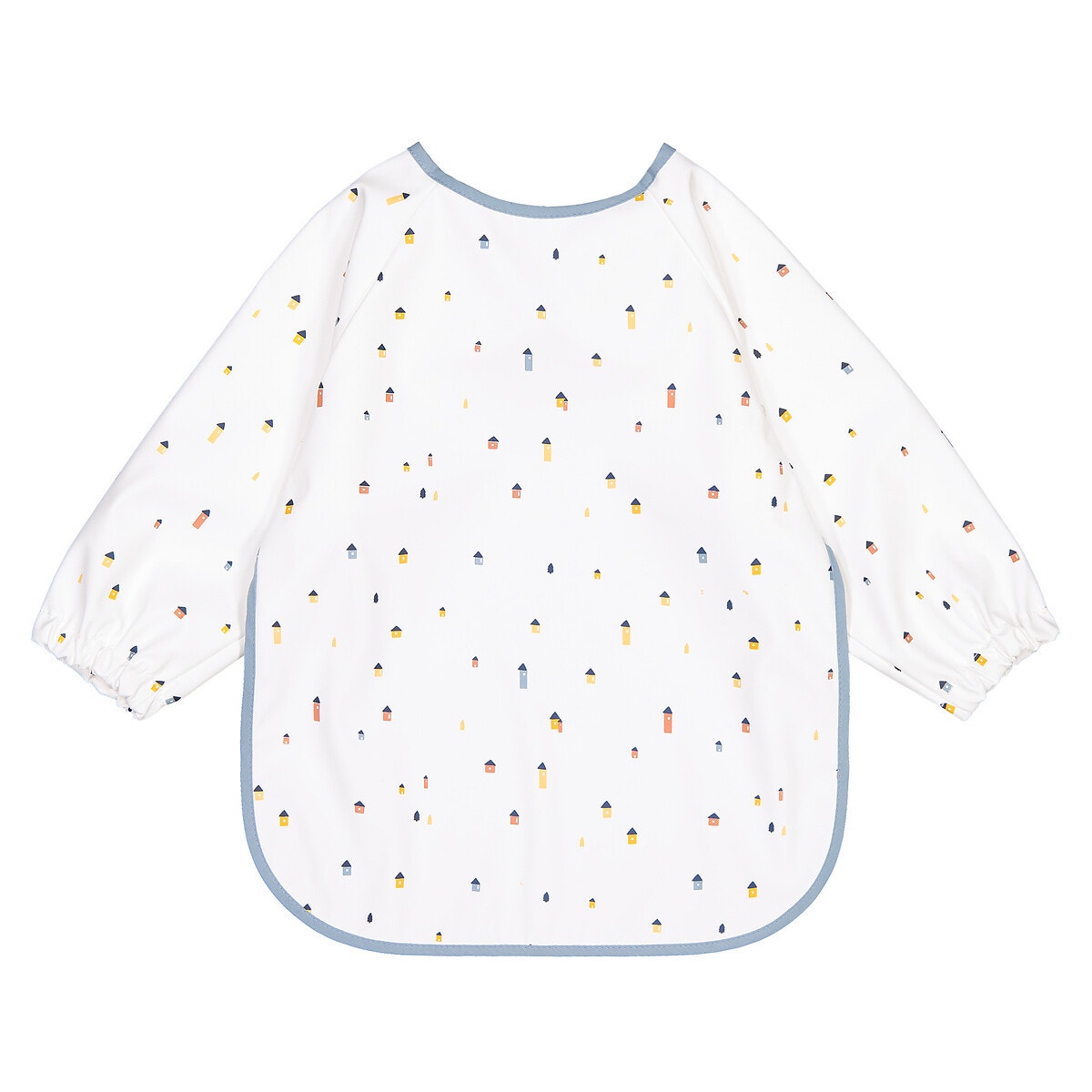 Babero de manga larga estampado