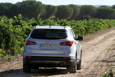 Hyundai Santa Fe, vista posterior