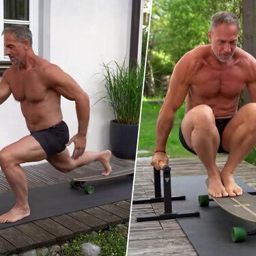 En casa y con un skate puedes realizar esta rutina que trabaja abdomen y glúteos de forma tan efectiva como la rueda alemana