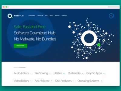 FossHub: una de las mejores webs para descargar software open source gratis, fácil y de forma segura