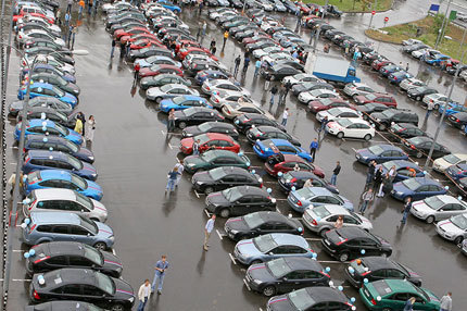 Más de 200 Ford Focus de boda en Rusia
