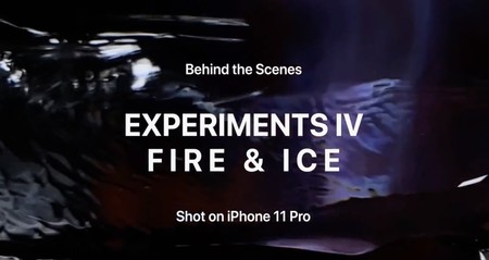 Apple experimenta con el hielo y fuego en su último vídeo grabado con un iPhone 11 Pro