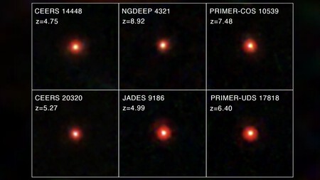 Alguns exemplos de LDRs que estão revolucionando a astronomia | Imagem: NASA, ESA, CSA, STScI, Dale Kocevski (Colby College)