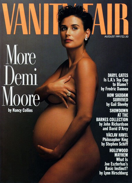 Embarazo Demi Moore Portada Ok