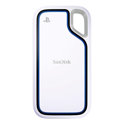 Sandisk extreme SSD portable external for PlayStation 5 and 1TB computer, speeds up to 1000 MB/s, water resistance and IP65 dust and against falls up to 3 meters, 1 month of Nitro Discord