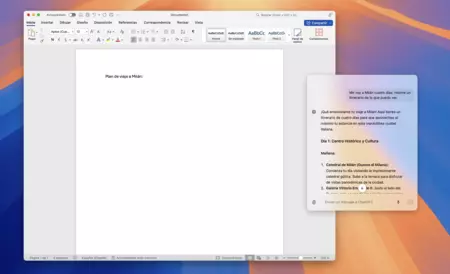 別のアプリケーションを使用している場合でも、ChatGPT ウィンドウは常に表示されます。