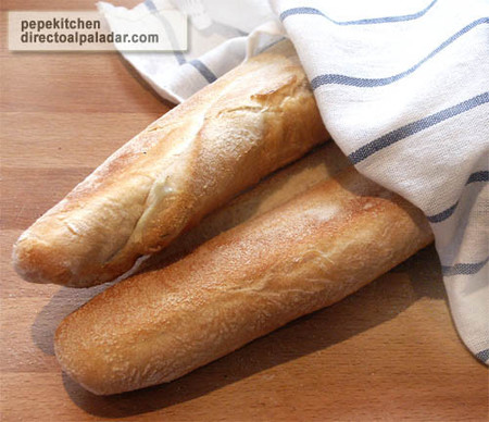 Receta de baguette o pan francés