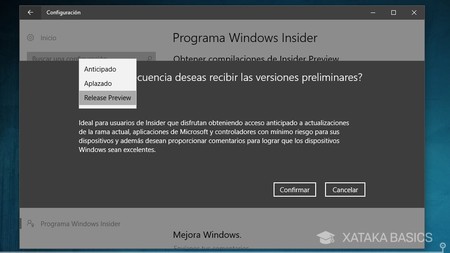 Elegir Version Preliminar De Windows 10 Insider Preview