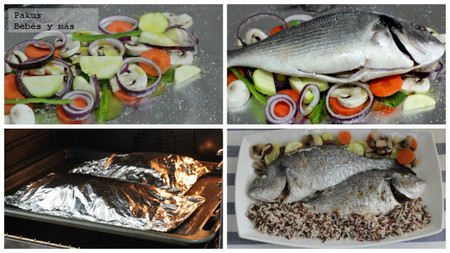 dorada en papillote